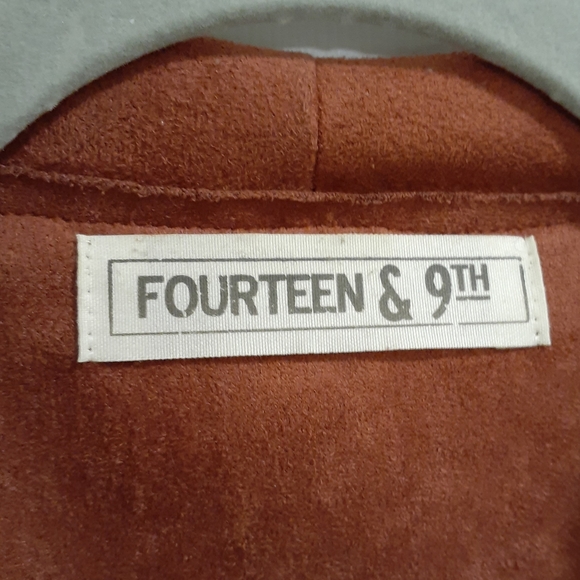 SOLD - Faux suede boutique brand jacket - Picture 4 of 8